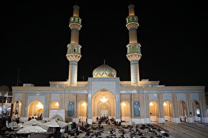 Msikiti wa Al-Sahlah katika msimu wa Arbaeen