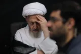 عزاداری روز شهادت امام رضا در دفتر مراجع قم