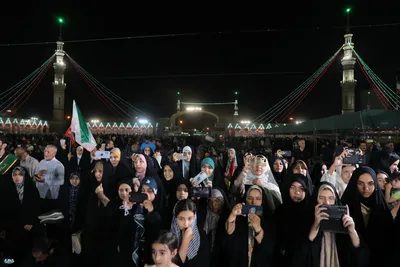 جشن امامت امام زمان در مسجد جمکران