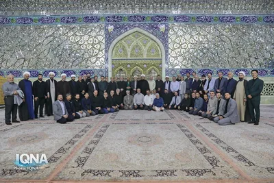 غبارروبی حرم حضرت معصومه (س) توسط جامعه قرآنی 